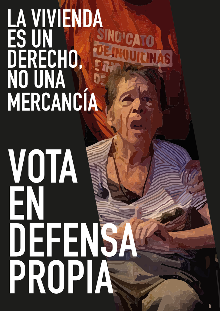 La vivienda es un derecho, no una mercancía. Vota en defensa propia por Maricarmen.